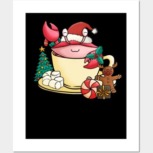 Cute and Lovely Animals with Christmas Vibes Posters and Art